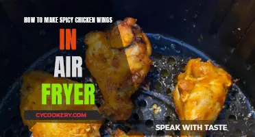 Spicy Chicken Wings: Air Fryer Magic in Minutes