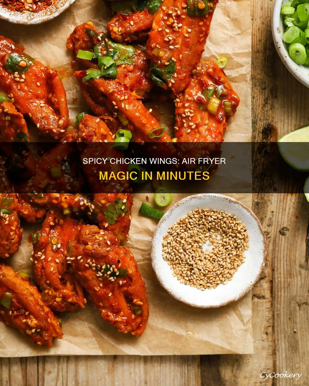 how to make spicy chicken wings in air fryer