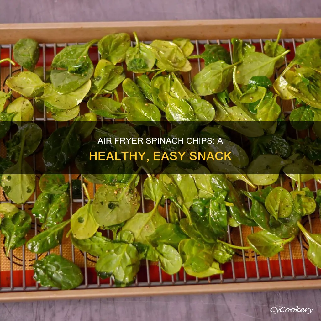 how to make spinach chips in air fryer