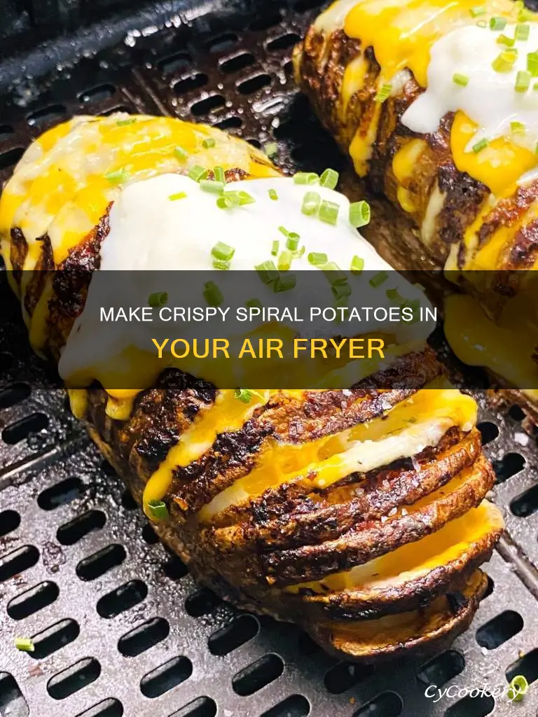 how to make spiral potatoes in air fryer