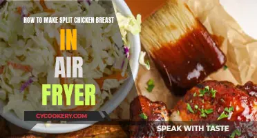 Air-Fryer Split Chicken Breast: Quick, Easy, and Delicious