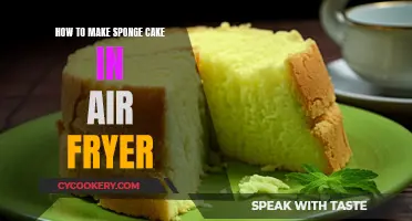 Air-Fried Perfection: Making Sponge Cake in an Air Fryer