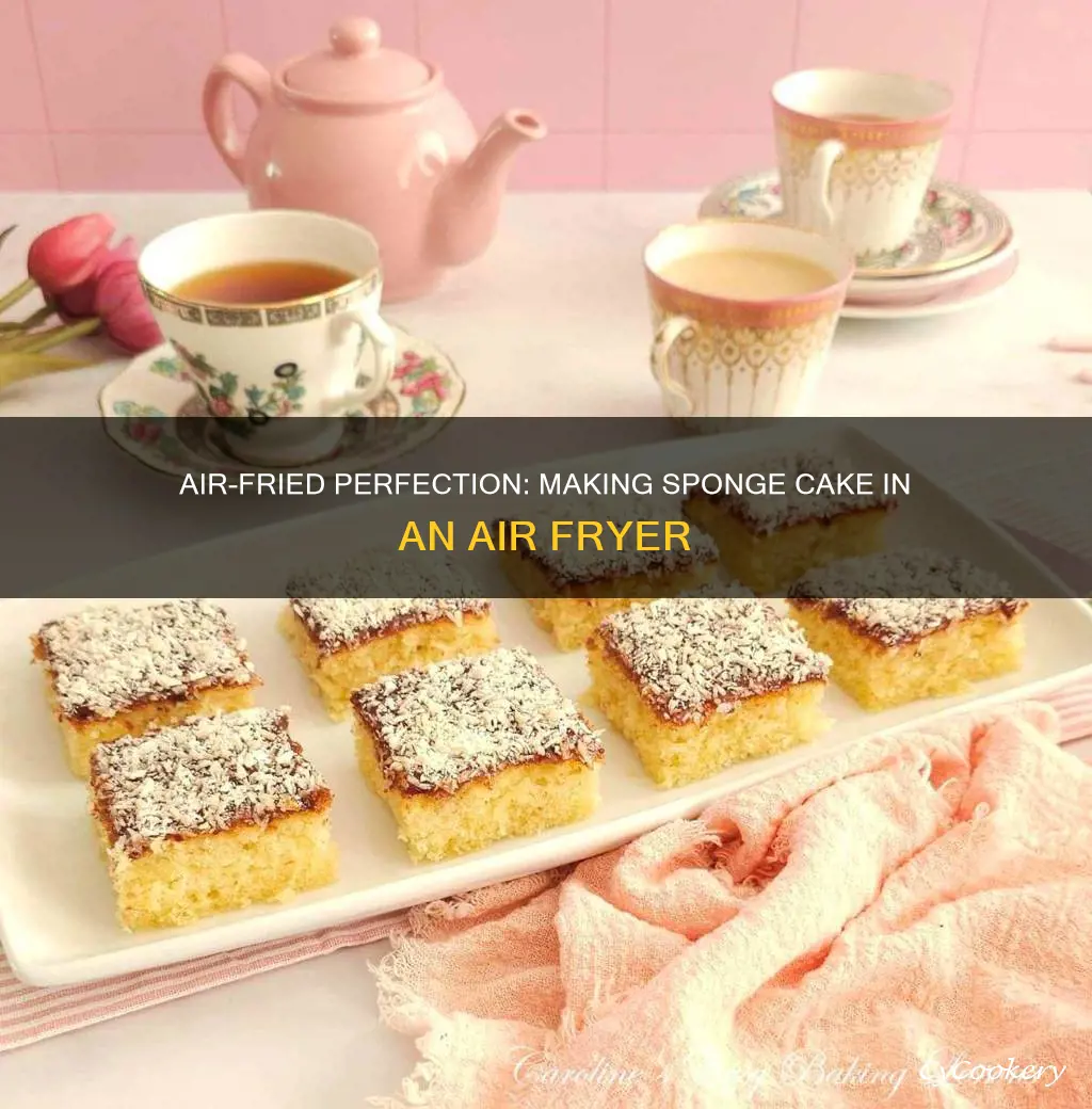 how to make sponge cake in air fryer