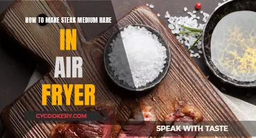 Air Fryer Steak: Medium-Rare Perfection in Minutes