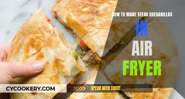 Air-Fried Steak Quesadillas: Quick, Easy, and Delicious!