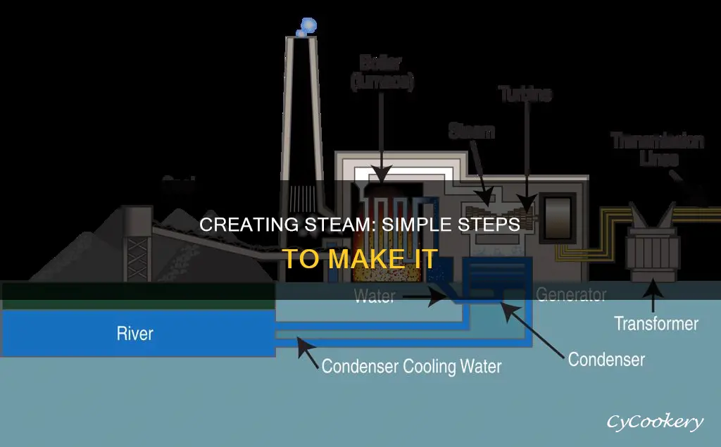 how to make steam