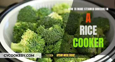 Steaming Broccoli: Rice Cooker's Hidden Superpower