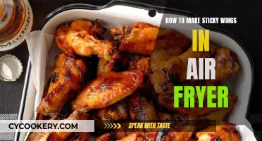 Sticky Wings: Air Fryer Magic in 15 Minutes