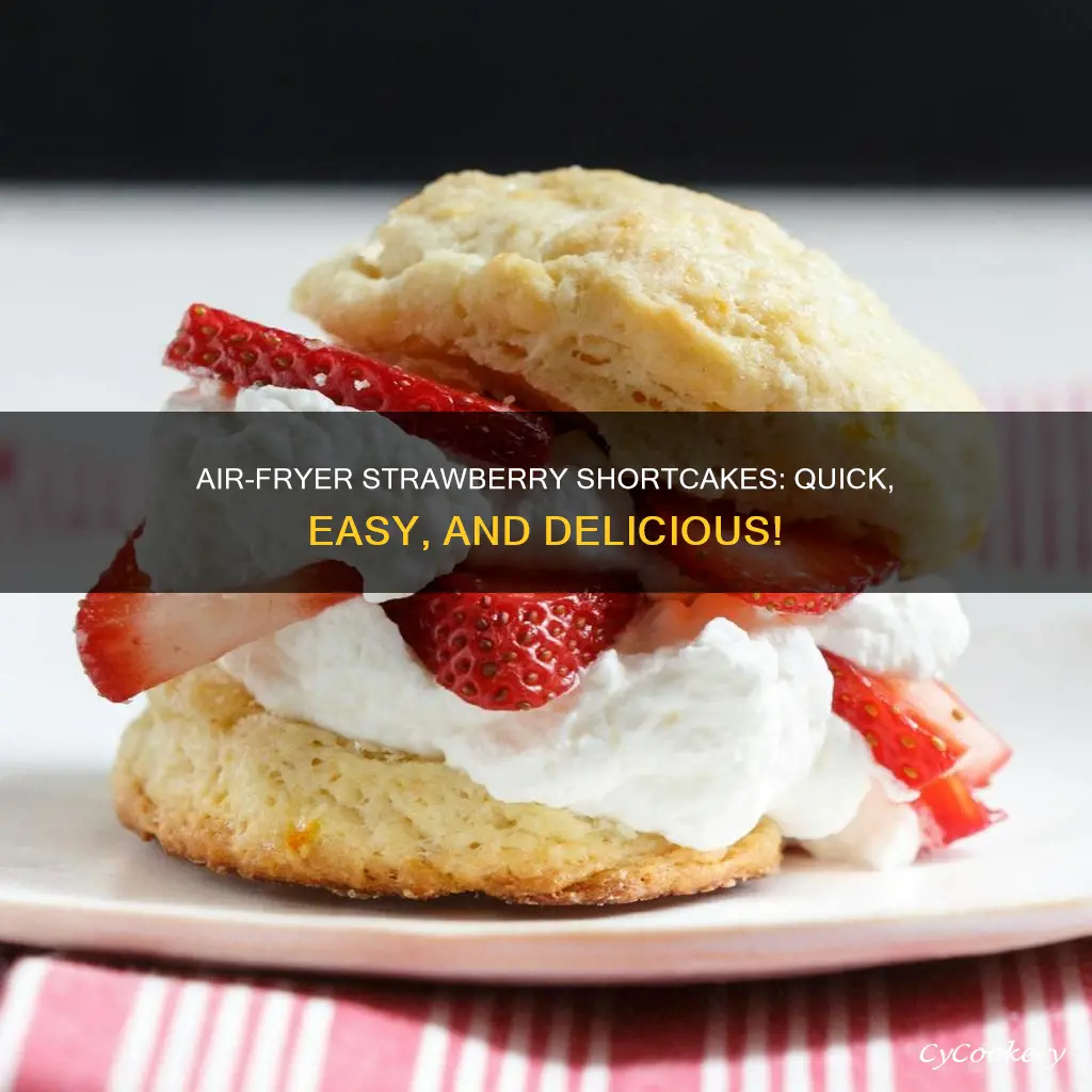 how to make strawberry shortcakes in power-air fryer