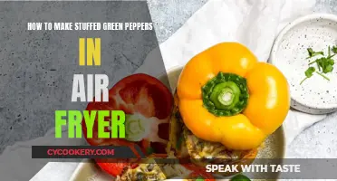 Air Fryer Magic: Stuffed Green Peppers