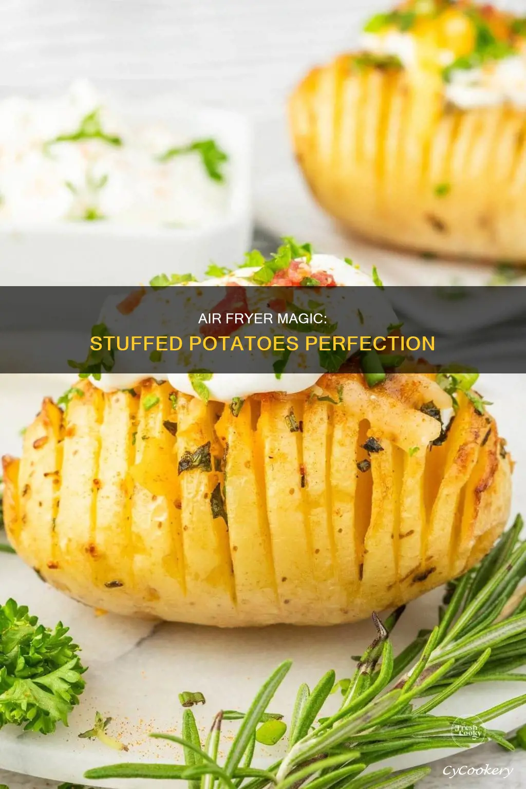 how to make stuffed potatoes in air fryer