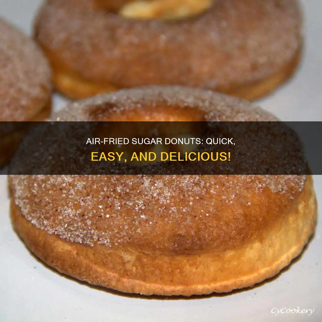 how to make sugar donuts in air fryer