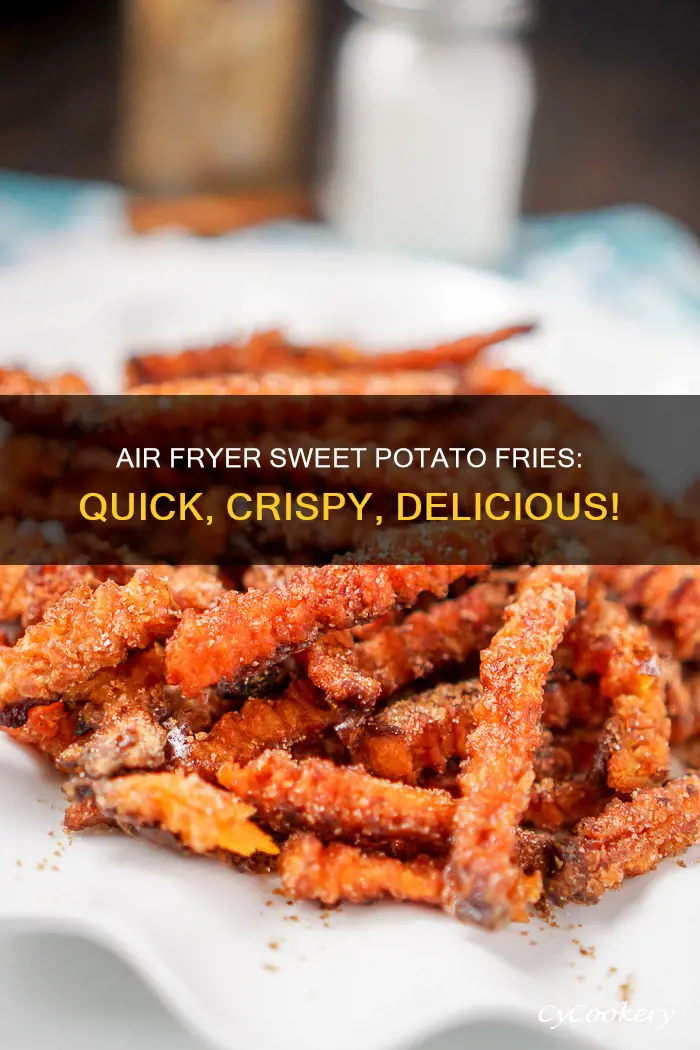 how to make sweet otatoe fries in the air fryer