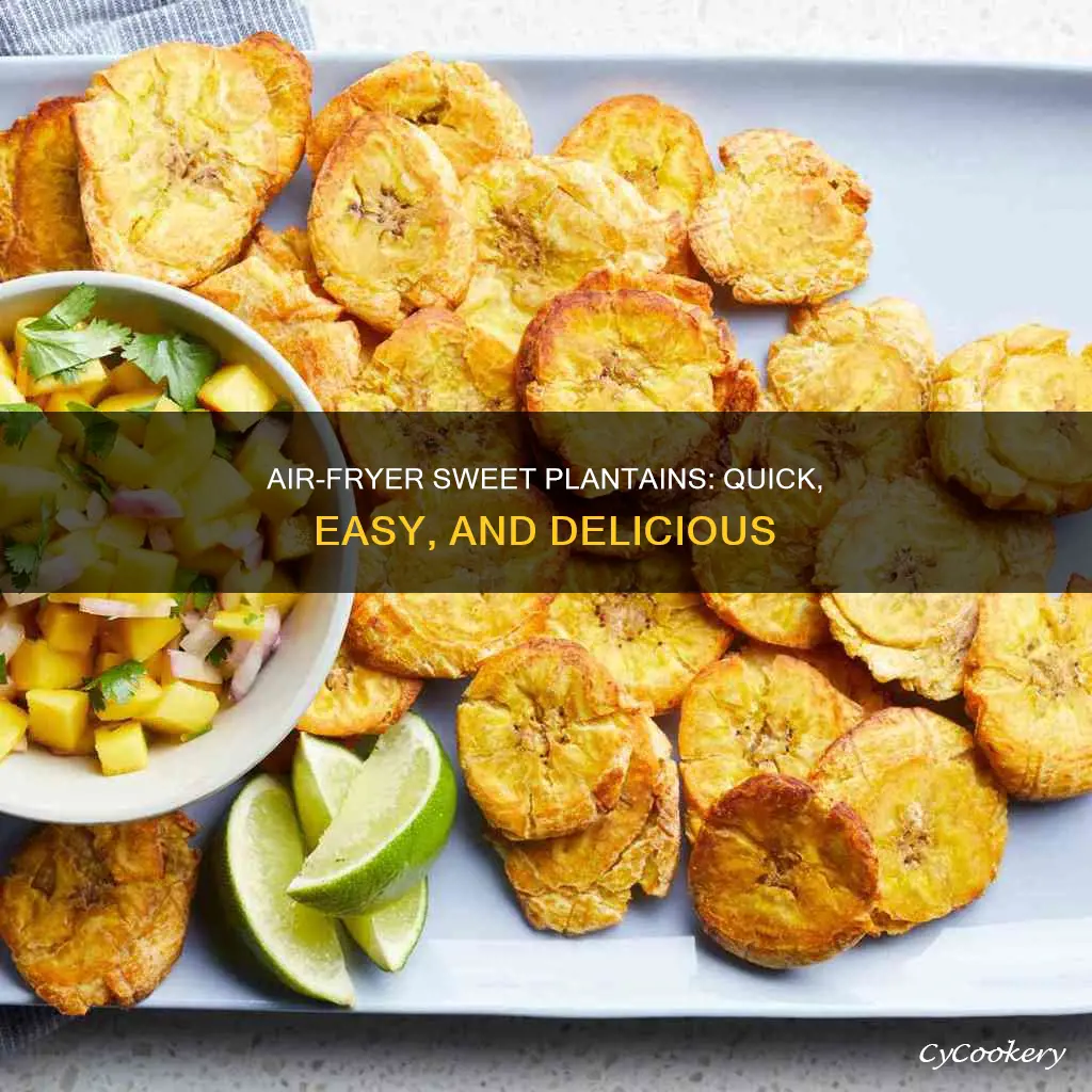 how to make sweet plantains in the air fryer