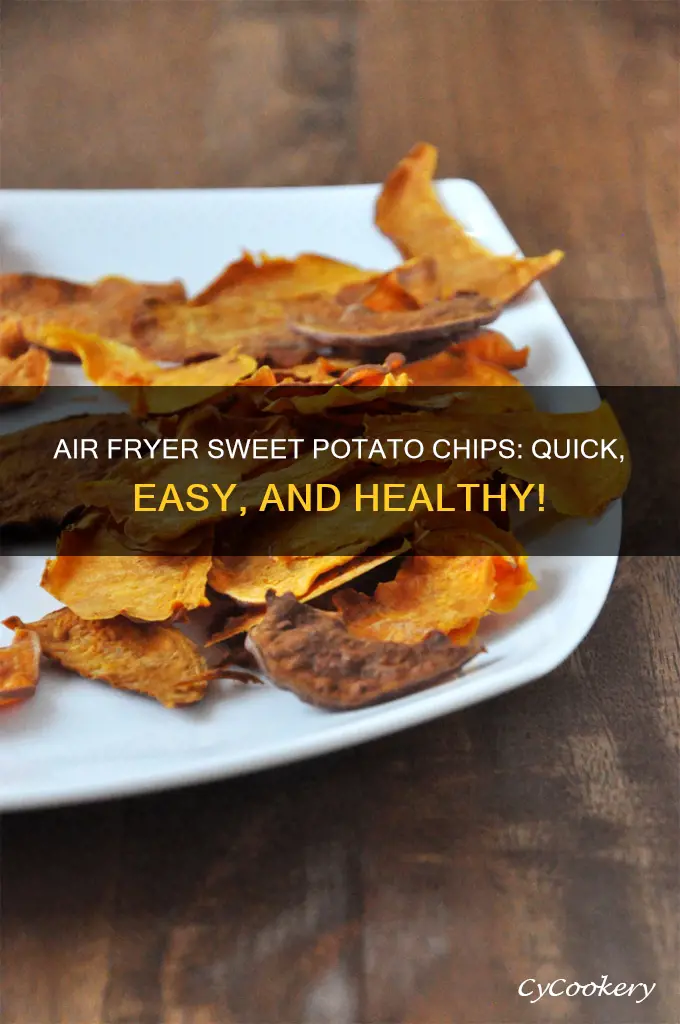 how to make sweet potato chips air fryer