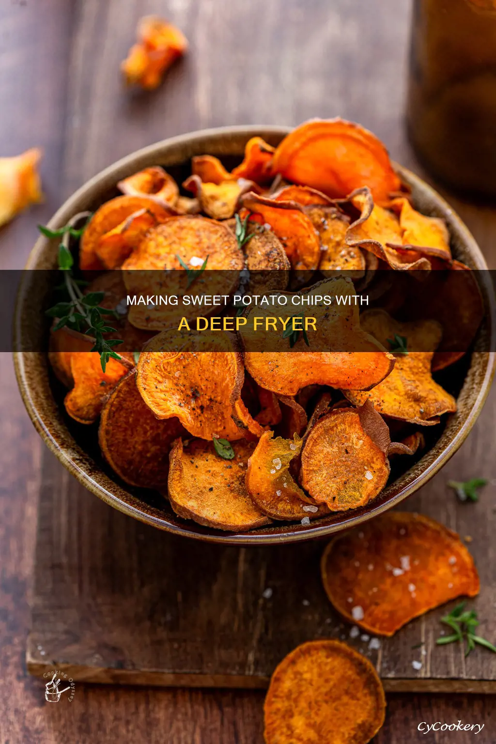 how to make sweet potato chips deep fryer