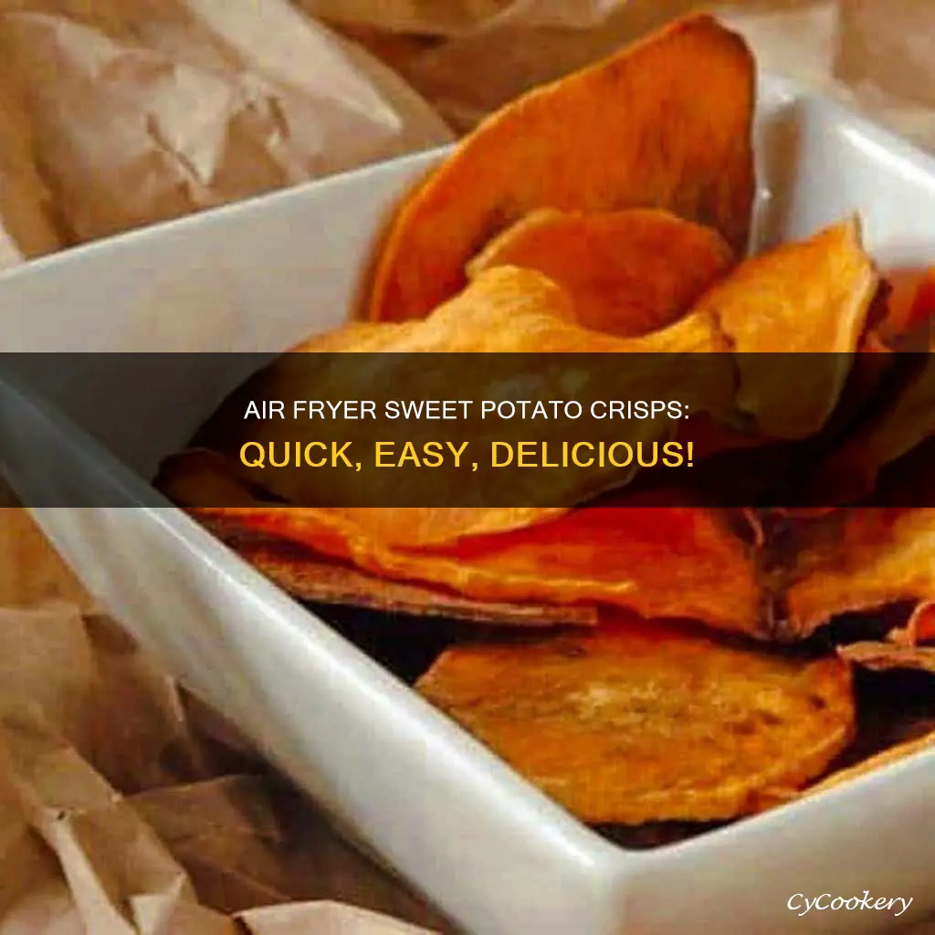 how to make sweet potato crisps in air fryer