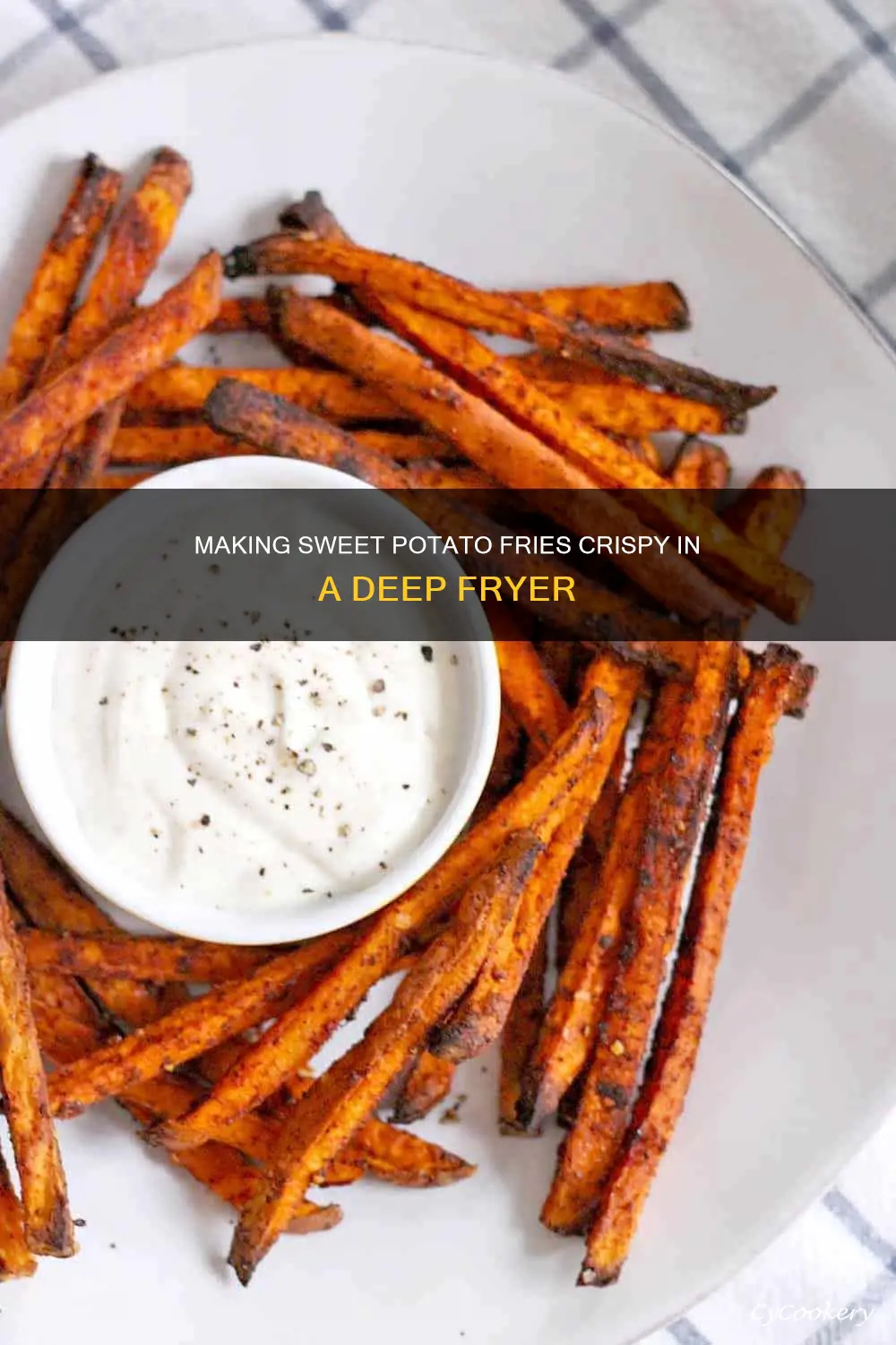 how to make sweet potato fries crispy in deep fryer