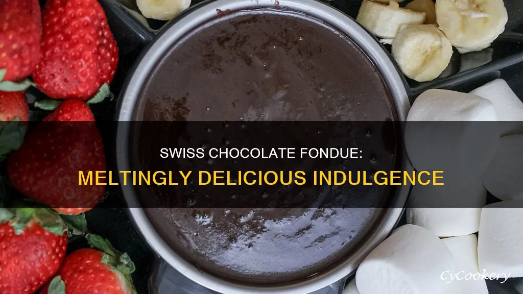 how to make swiss chocolate fondue