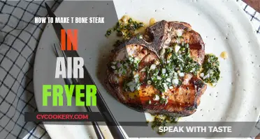 Air-Fried T-Bone Steak: A Quick and Easy Guide