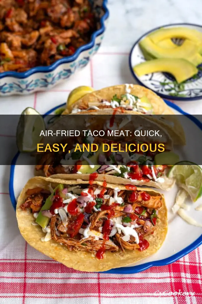 how to make taco meat in air fryer