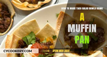 Easy Taco Salad Bowls: Muffin Pan Hack for Crunchy Fun