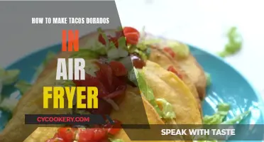 Air-Fried Tacos Dorados: A Quick, Crunchy Treat