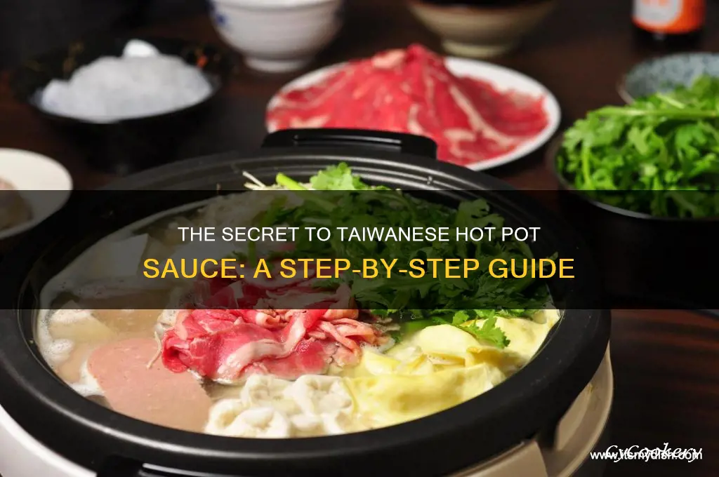 how to make taiwanese hot pot sauce