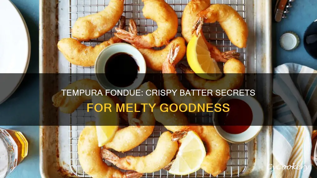 how to make tempura batter for fondue