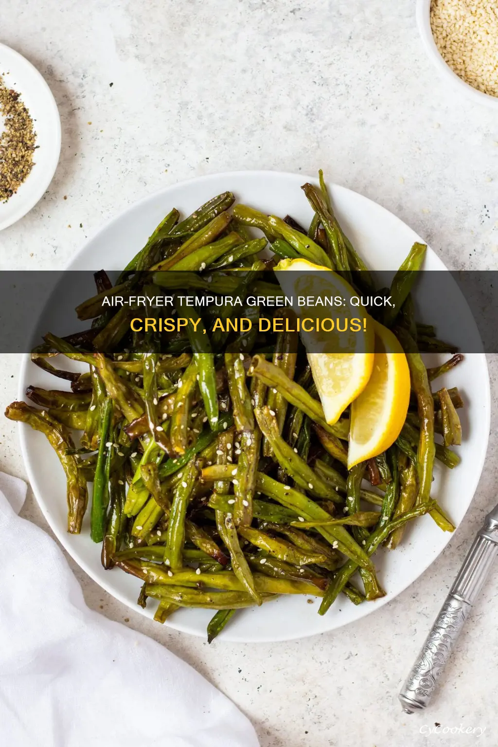 how to make tempura green beans in air fryer