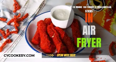 Air Fryer Mozzarella Sticks: TGI Friday's Style