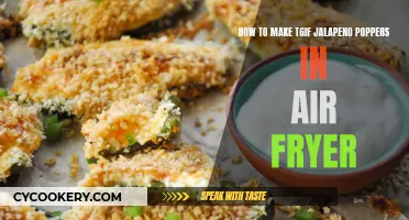 Air Fryer TGIF Jalapeno Poppers: A Spicy, Crunchy Treat