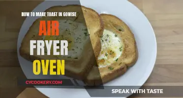 Making Toast in the GoWise Air Fryer Oven