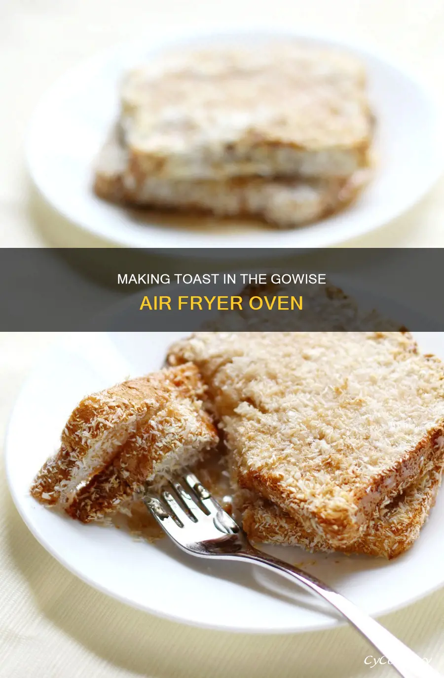 how to make toast in gowise air fryer oven