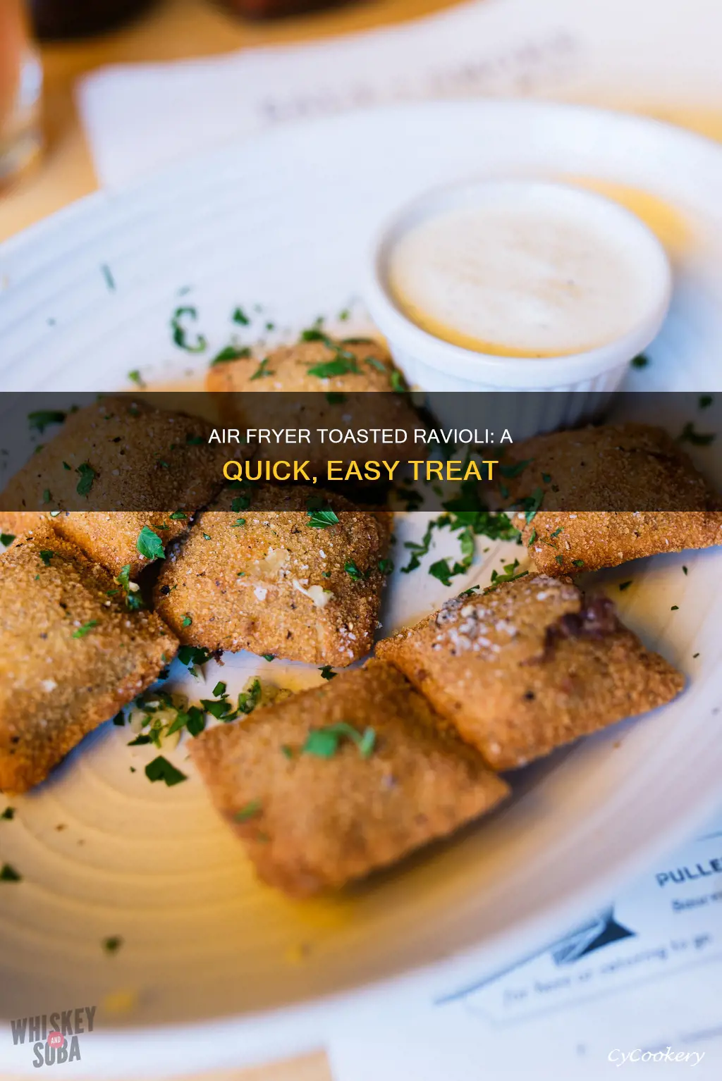 how to make toasted ravioli in air fryer