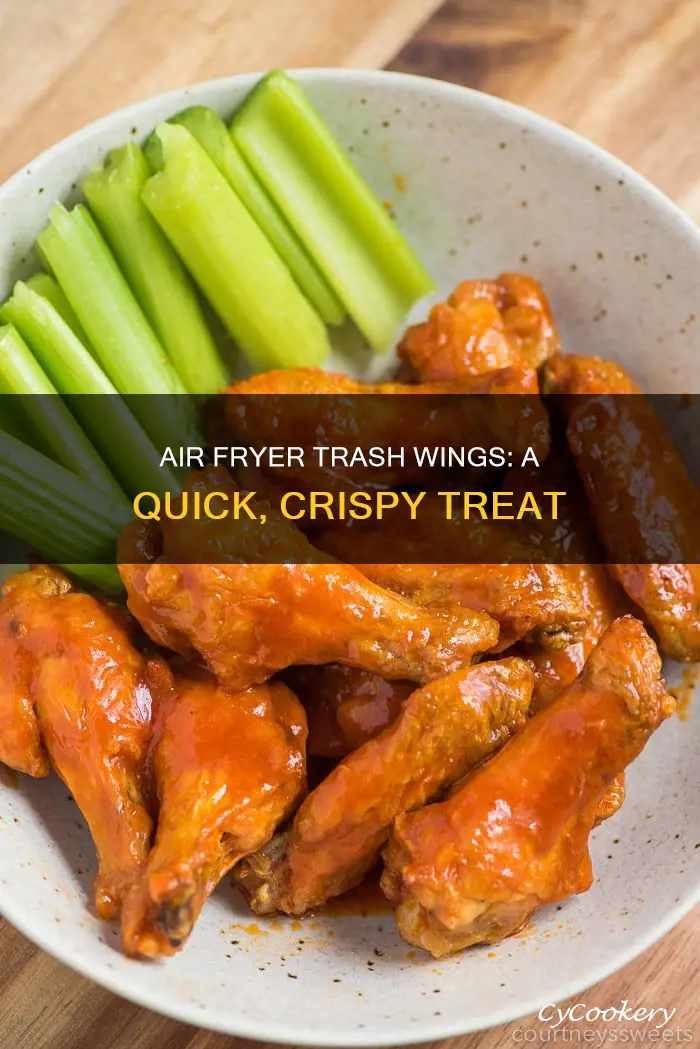 how to make trashed wings in air fryer