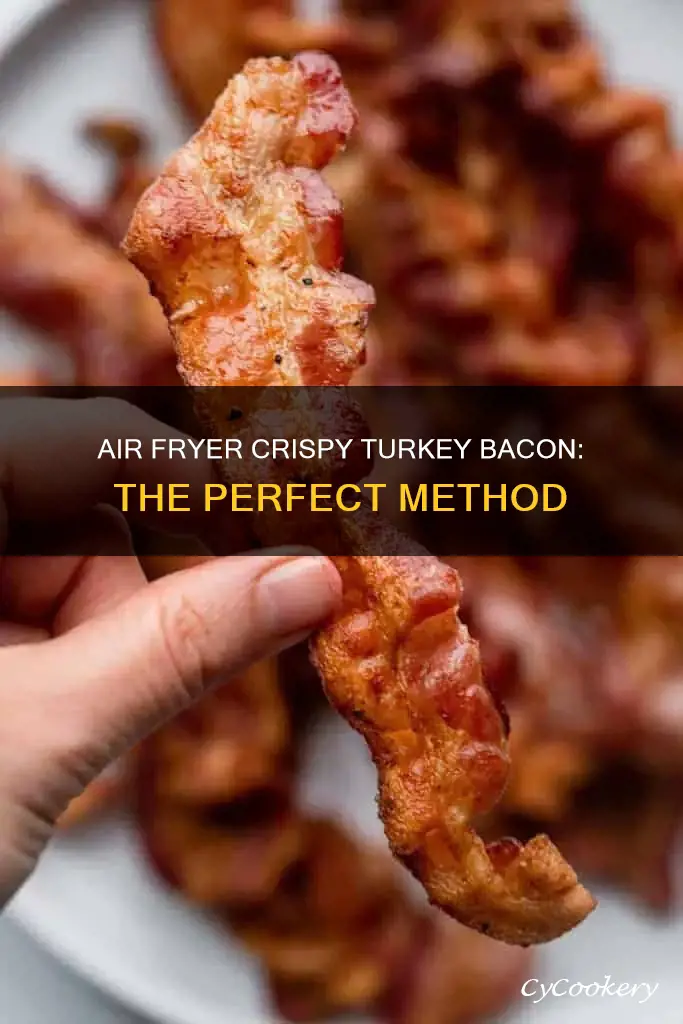 how to make turkey bacon crispy in air fryer