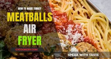 Air Fryer Turkey Meatballs: Quick, Easy, and Delicious