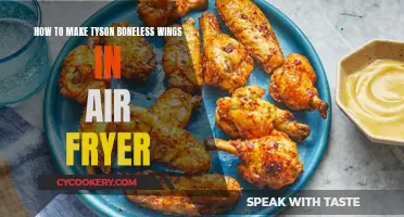 Air Fryer Tyson Boneless Wings: A Quick, Crispy Treat