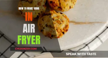 Air-Fryer Vada: A Quick, Easy, and Healthy Treat!