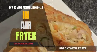 Air-Fryer Veggie Egg Rolls: Quick, Easy, and Delicious!