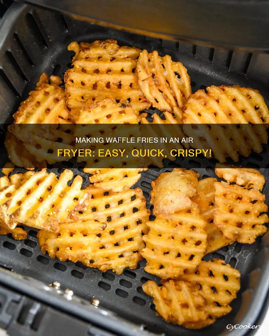 how to make waffle fries in an air fryer