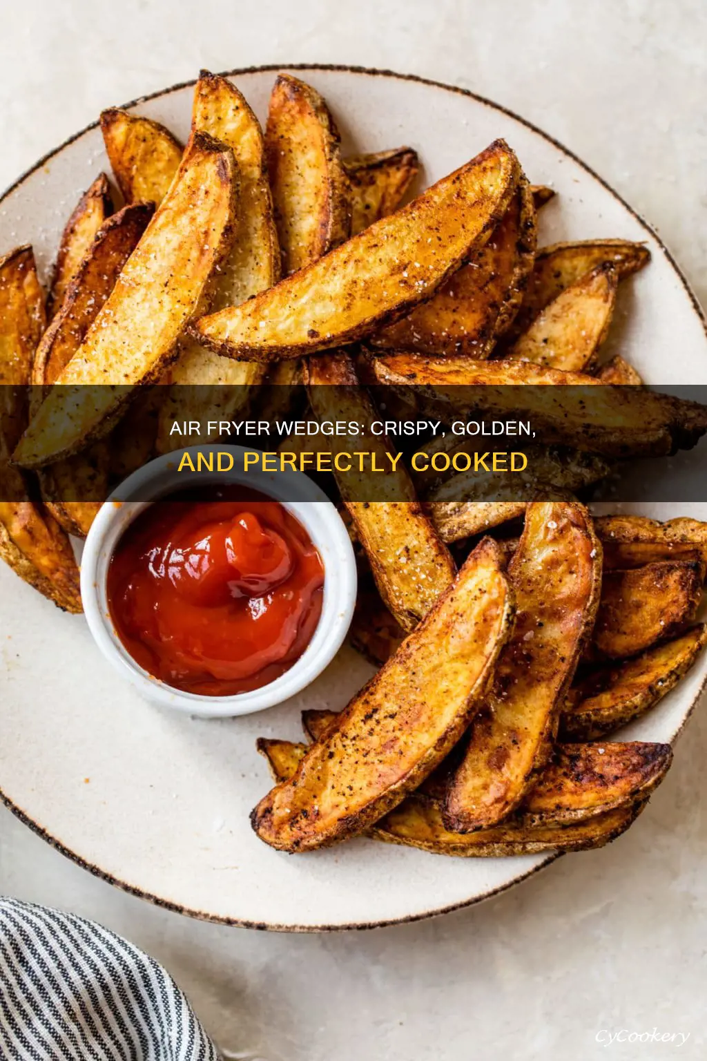 how to make wedges in air fryer