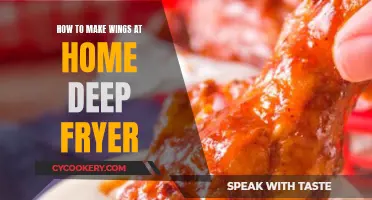 Make Crispy Wings at Home with Your Deep Fryer