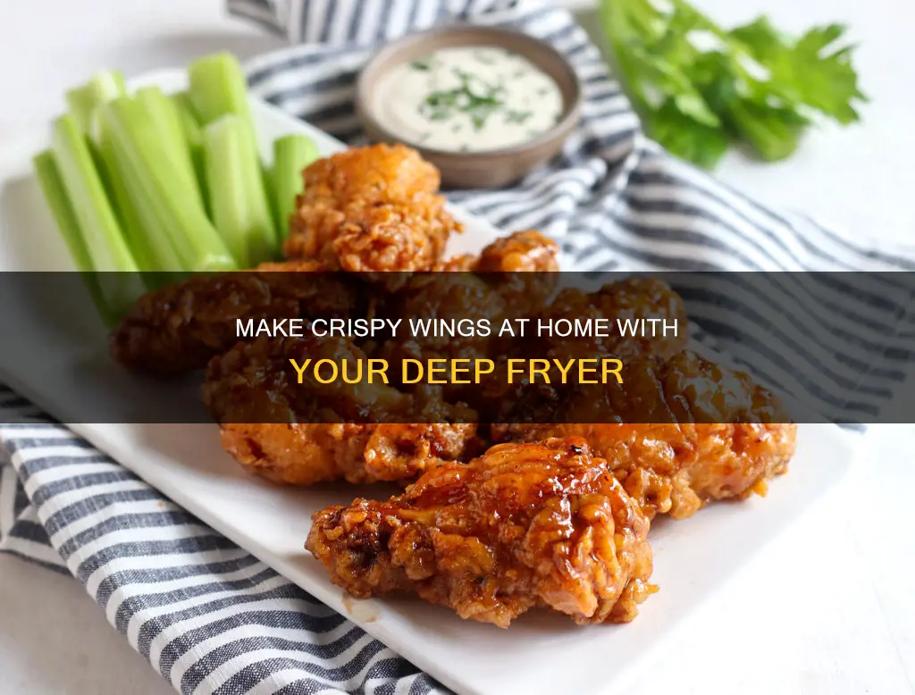 how to make wings at home deep fryer