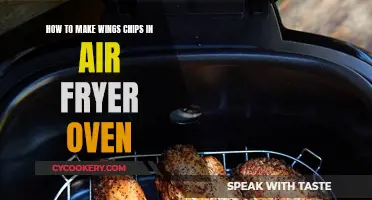 Make Wings Chips in an Air Fryer Oven