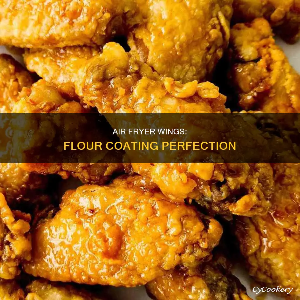 how to make wings in air fryer with flour