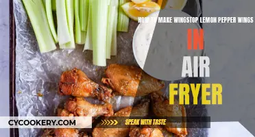 Air Fryer Lemon Pepper Wings: Wingstop Style