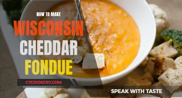 Making Wisconsin Cheddar Fondue: A Cheesy, Delicious Adventure