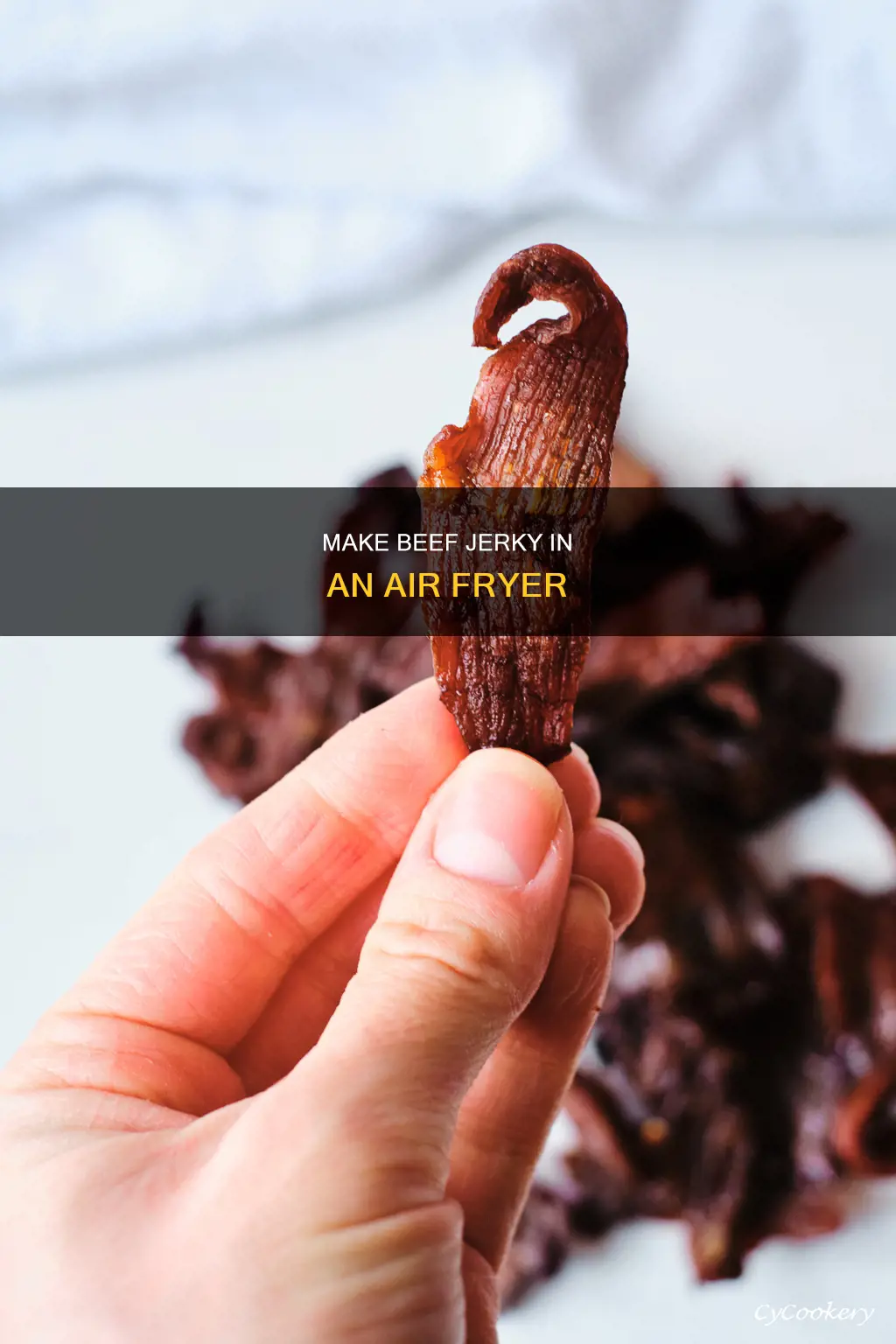 how to make your own beef jerky air fryer